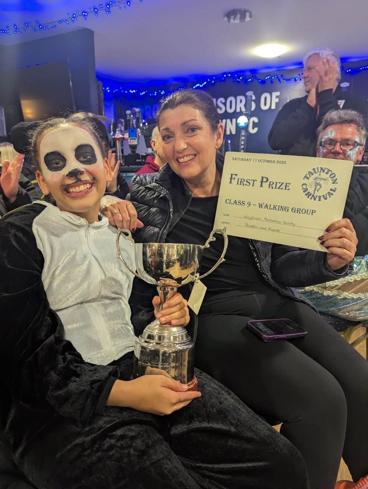 Oh Yes We Did! Wayfarers Take First Place At Taunton Carnival!